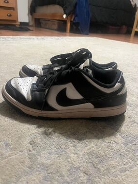 Nike Black and White Low-Top Sneakers